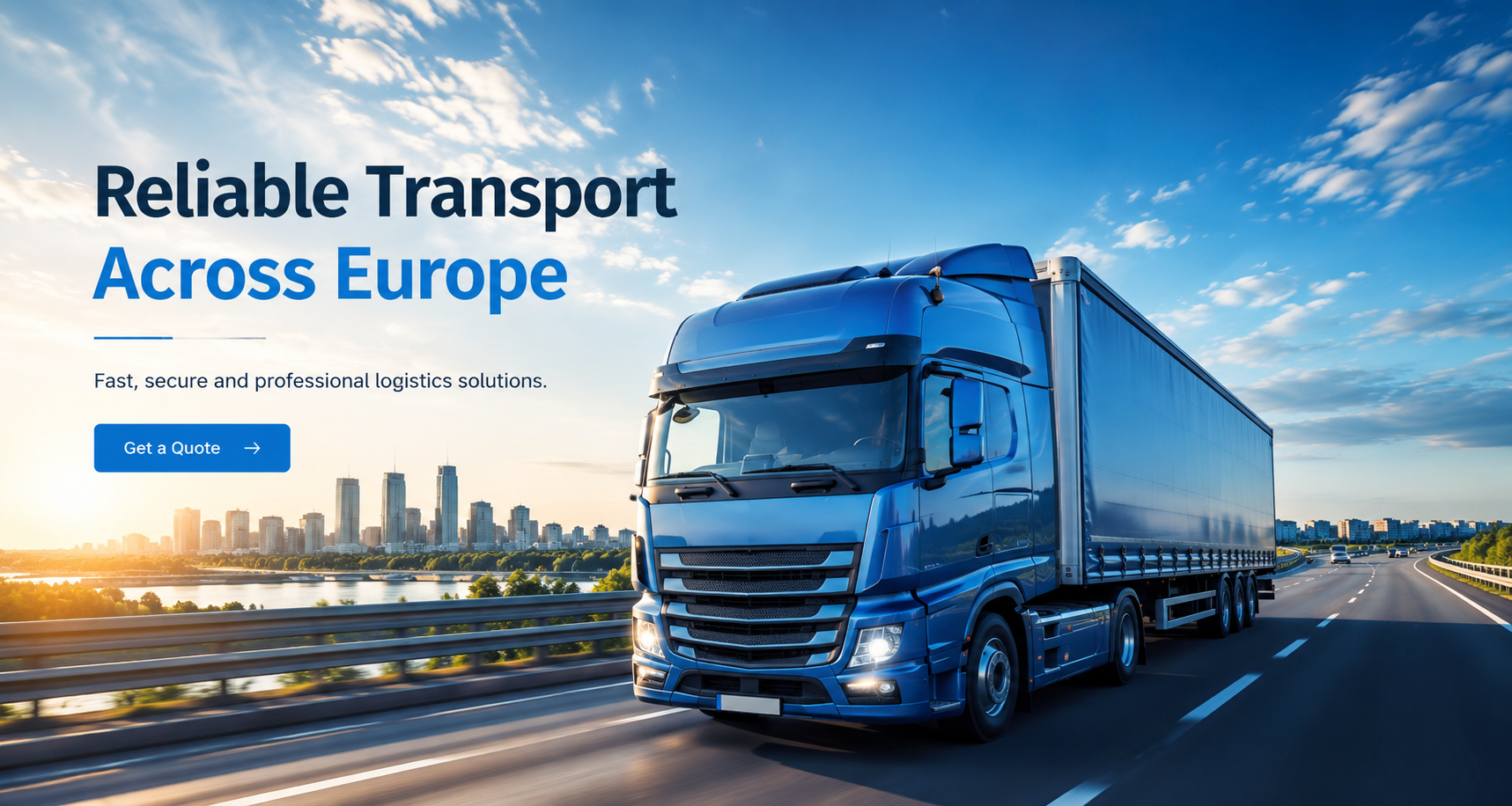 Modern Transport Truck